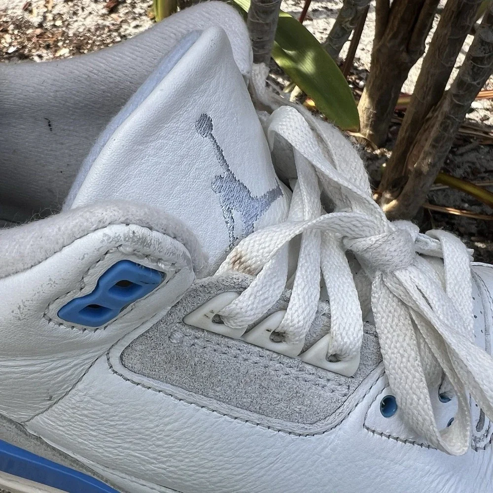 Size 9 Jordan Air Jordan 3 Retro Lucky Shorts White Blue CT8532-101 2024